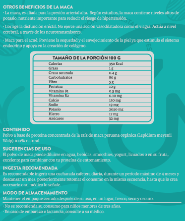 Maca Peruana amarilla